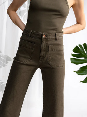 The Marine Standard Rise Crop Trouser Pant Fatigue