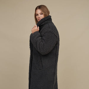 Women's Gertrude Long Teddy Coat