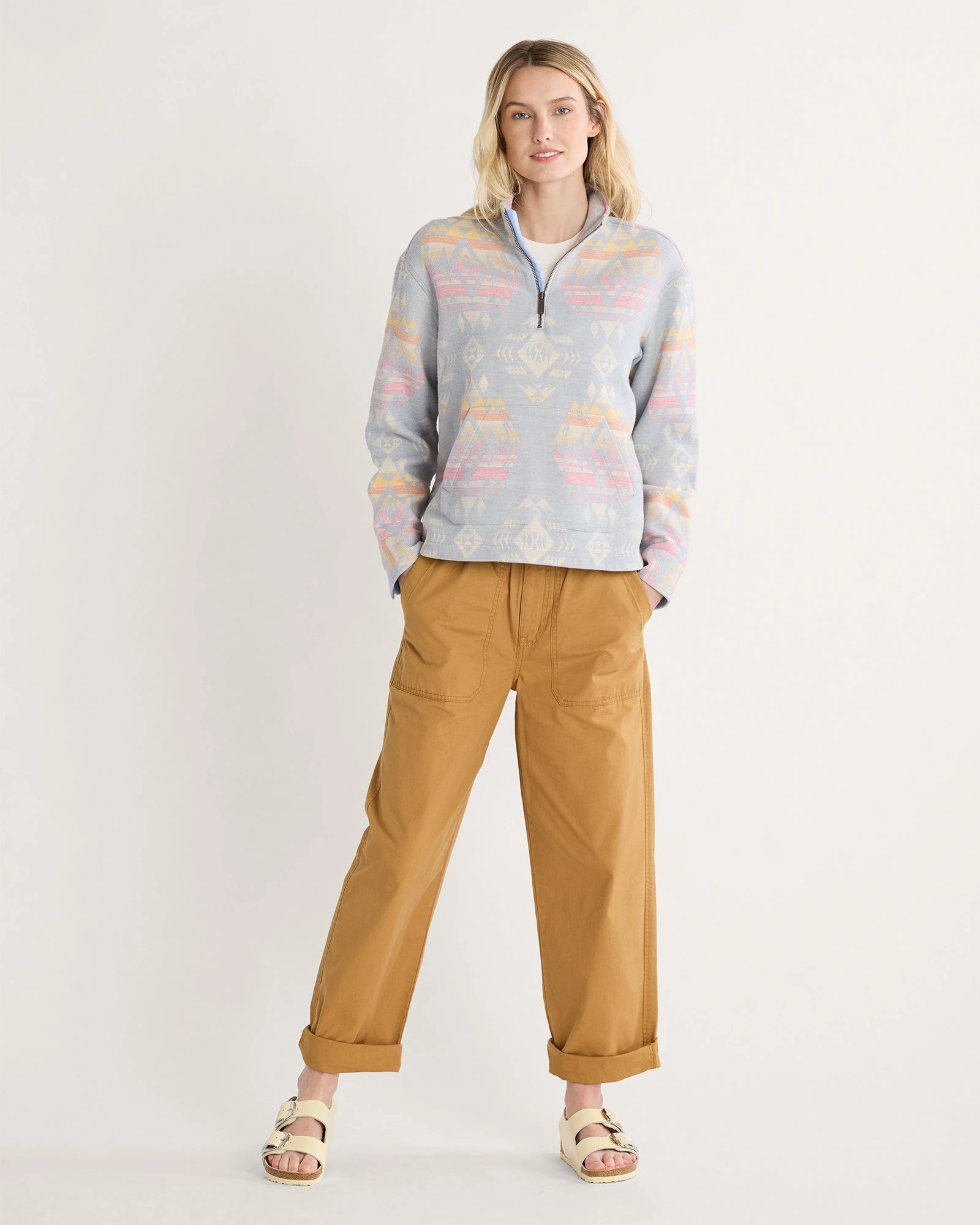 Pendleton Double Soft Half Zip Pullover