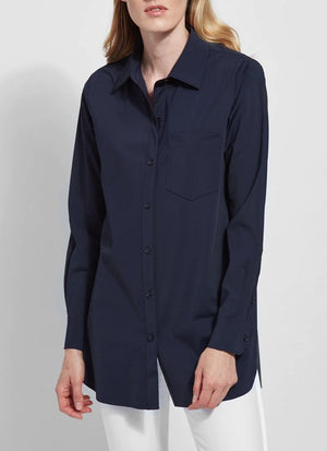 Schiffer Button Down | True Navy