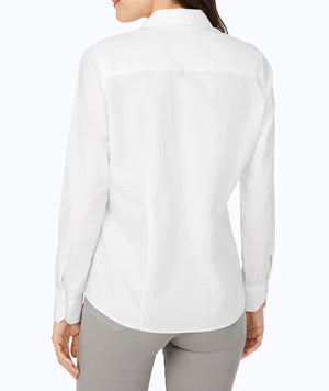 Dianna Essential Pinpoint Non-Iron Shirt | White