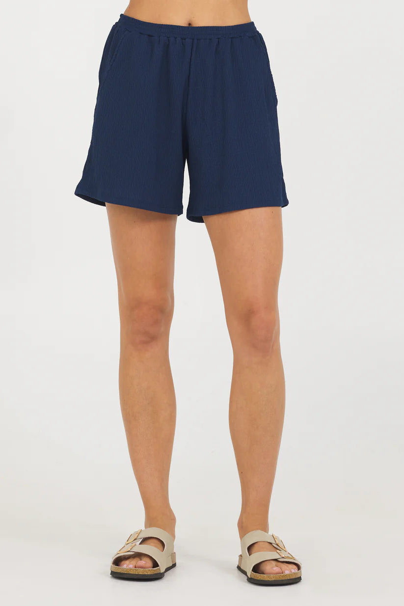 A Crinkle Texture Short