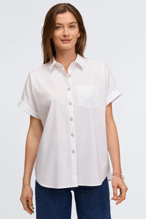 Abigail Stretch Short Sleeve Shirt