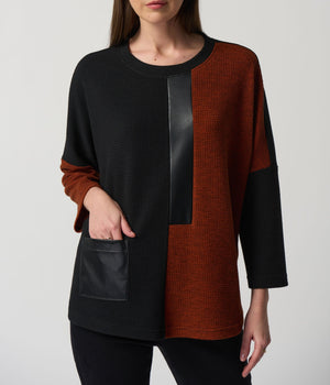 Boxy Color-Block Top