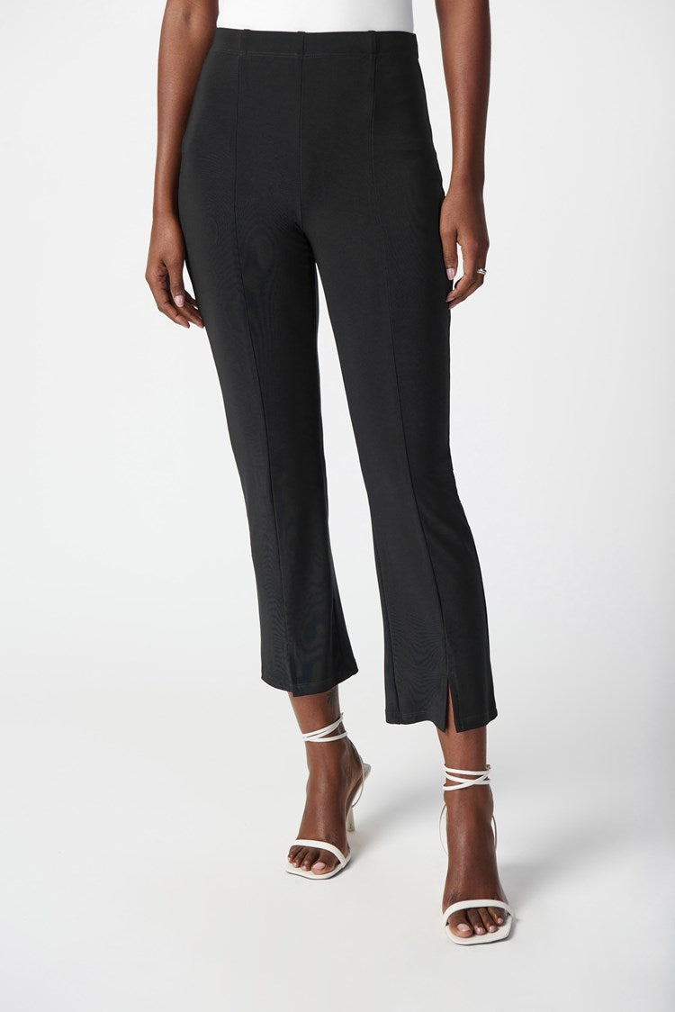Silky Knit Pull-On Pants | Black