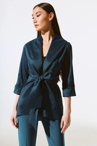 Stretch Taffeta Front Tie Cover Up | Twilight