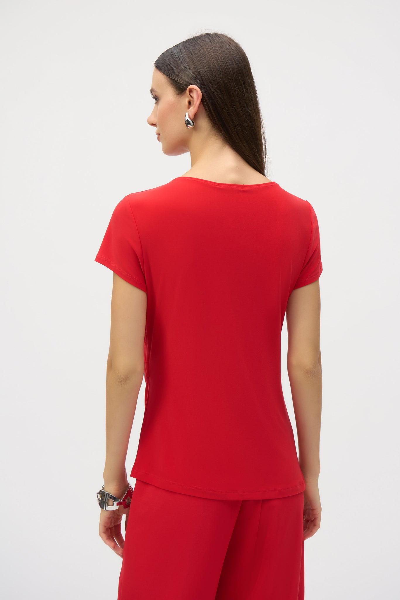 Silky Knit Fitted Top