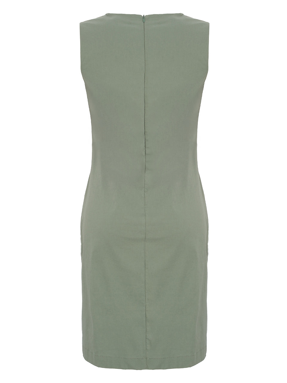 Sleeveless Drawstring Dress
