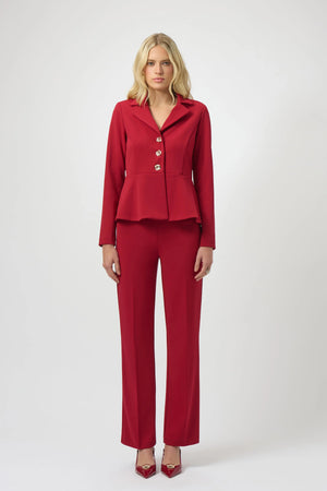 Scuba Crepe Peplum Blazer