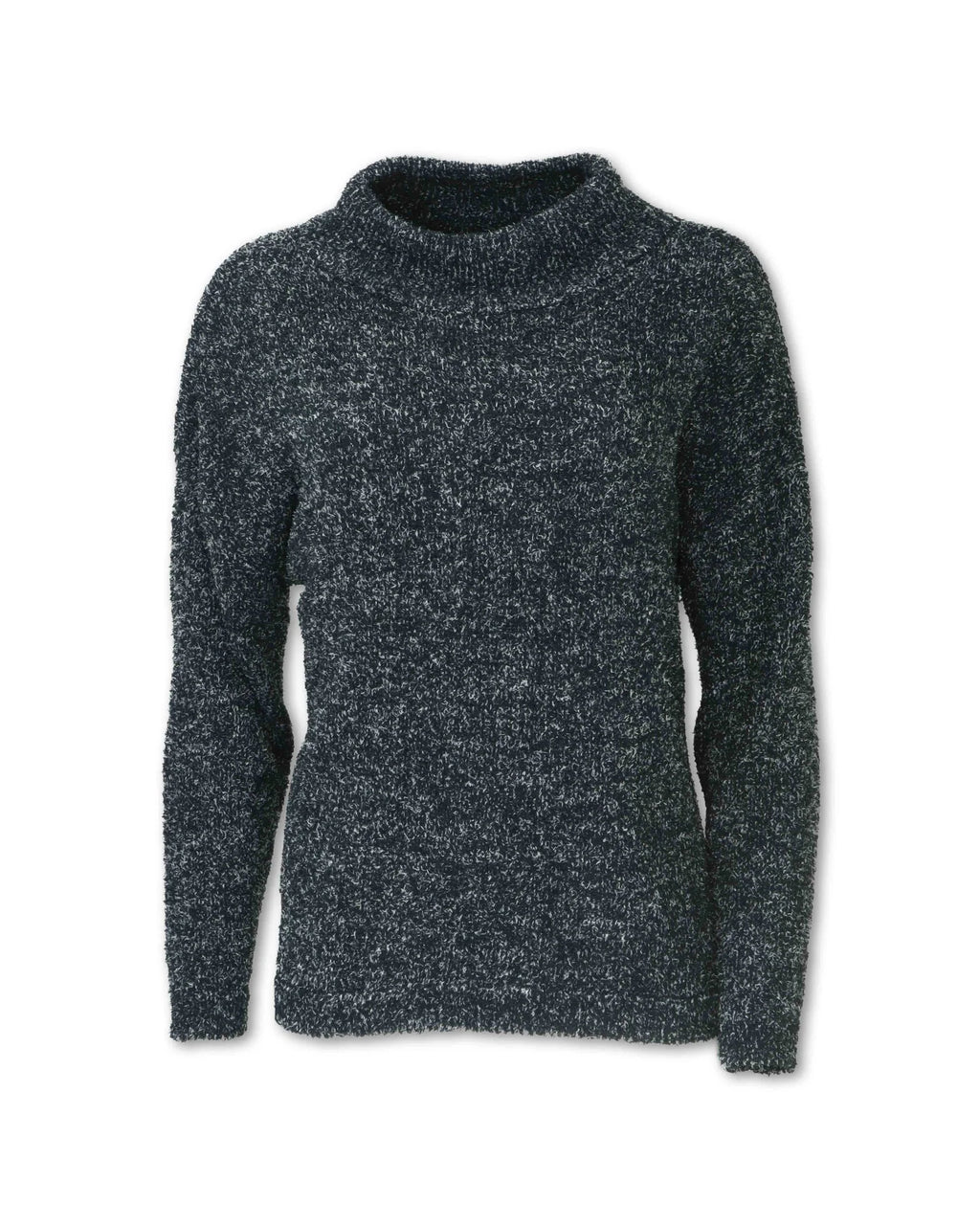 Velour Knit Tunic Sweater