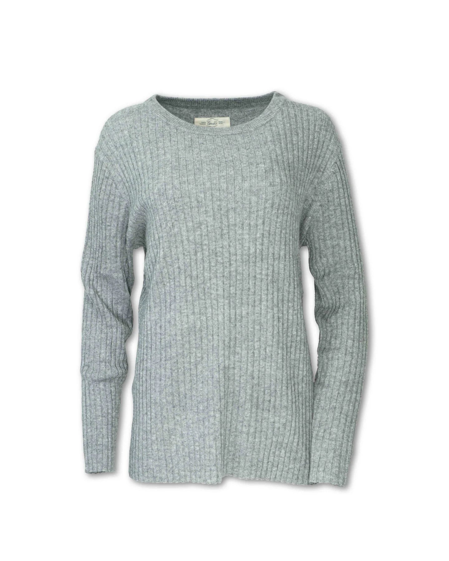 Ribbed Wool Blend Sweater