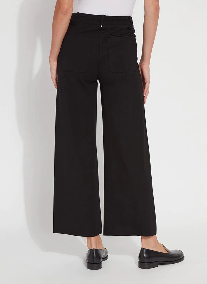 Erin Wide Leg Ponte (28" Inseam) | Black 