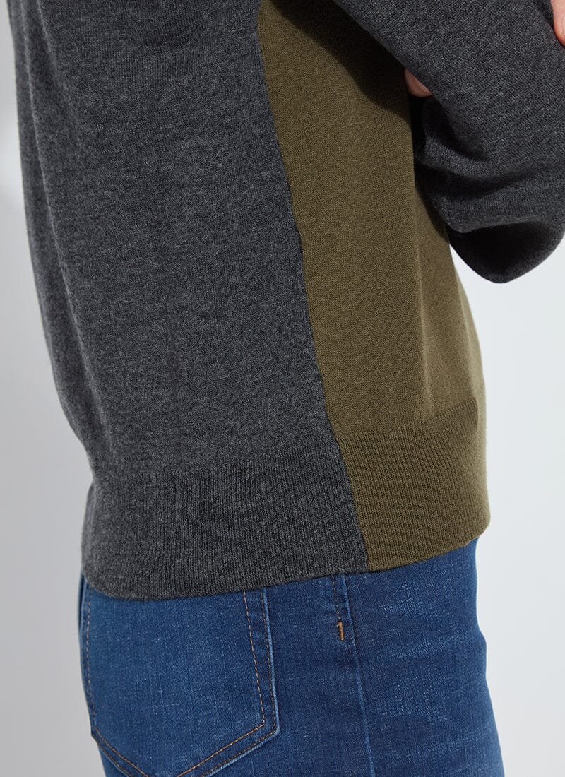 Corinne Washable 100% Merino Wool V-Neck Sweater