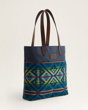 Leather Market Tote