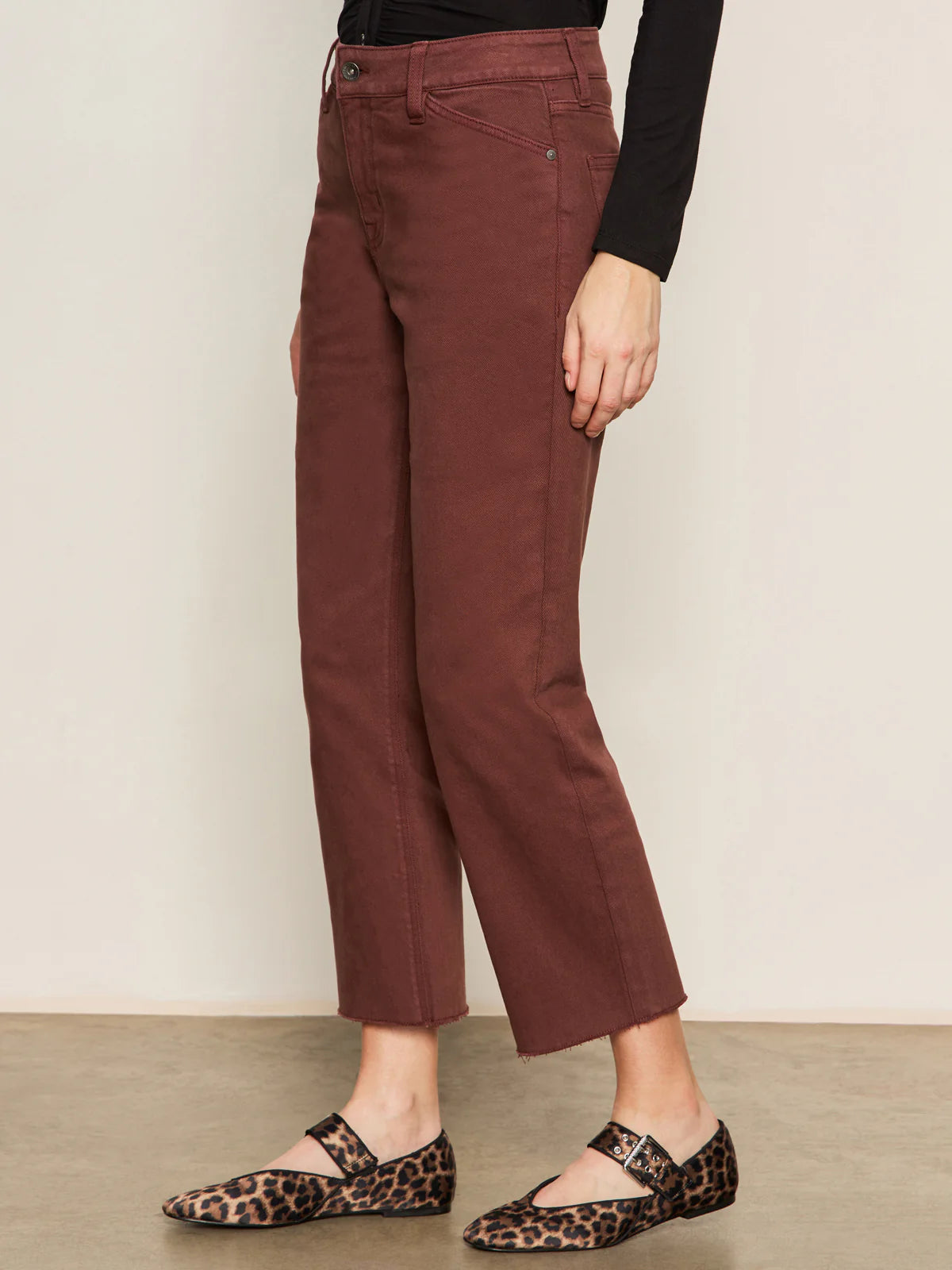 Cadence 90's Straight Crop Jeans