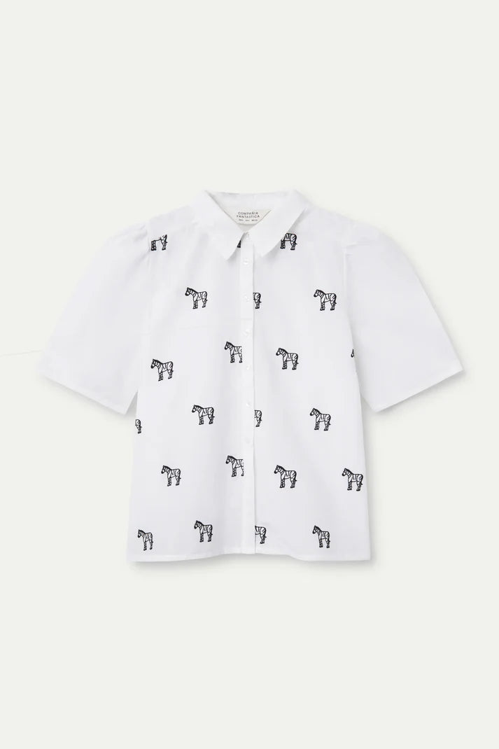Safari Print Short Sleeve Shirt