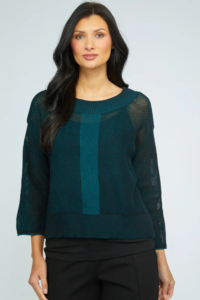 Reversible Mesh Stitch Topper