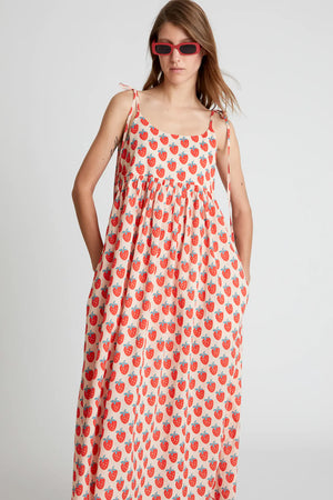 Strawberry Beach Maxi Dress