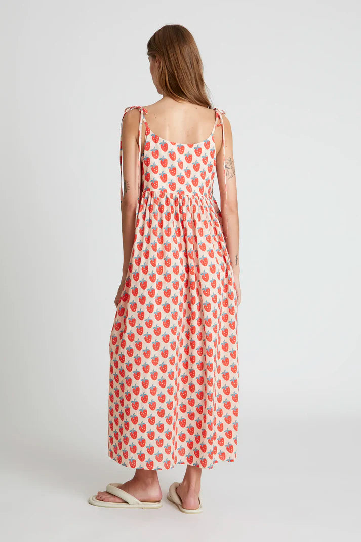 Strawberry Beach Maxi Dress