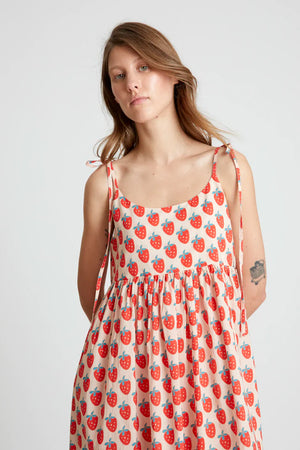 Strawberry Beach Maxi Dress