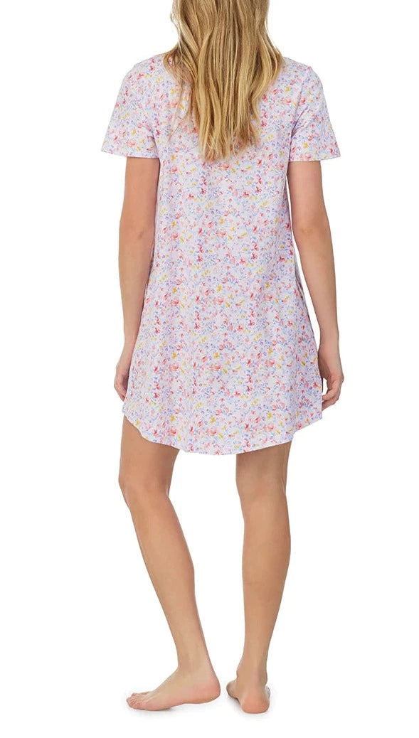 Garden Floral Short Nightgown