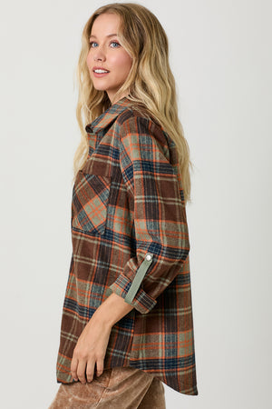 Plaid Shirt Jacket