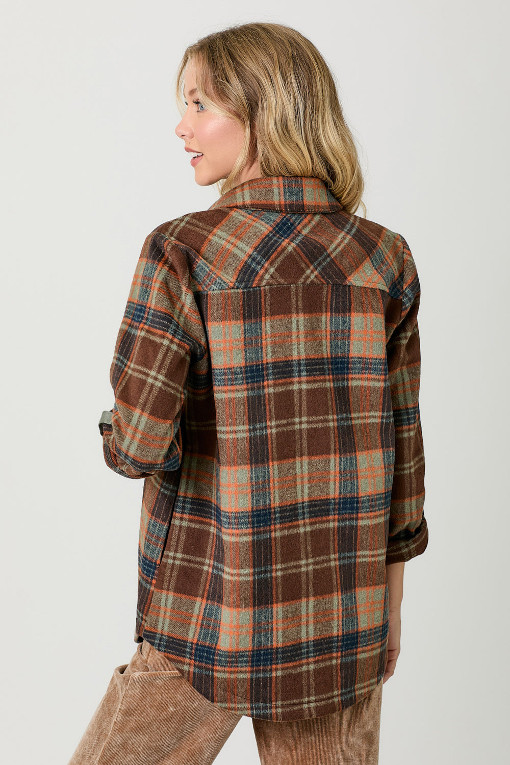 Plaid Shirt Jacket