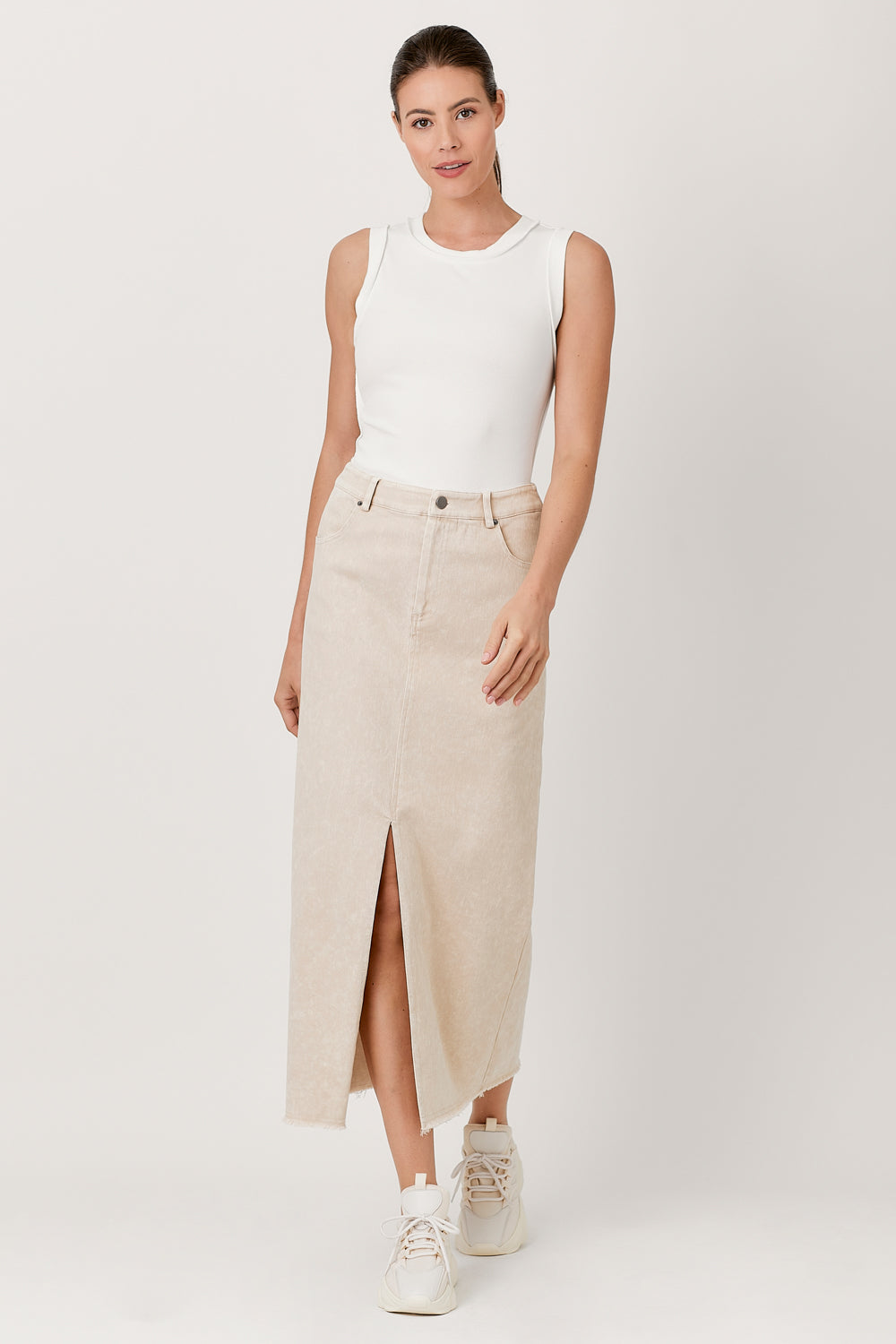 Exposed Seaming Ribbed Tank