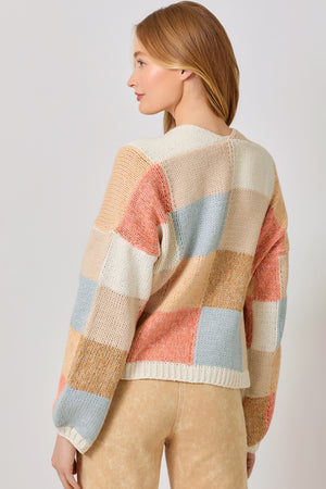 Color Mosaic Cardigan