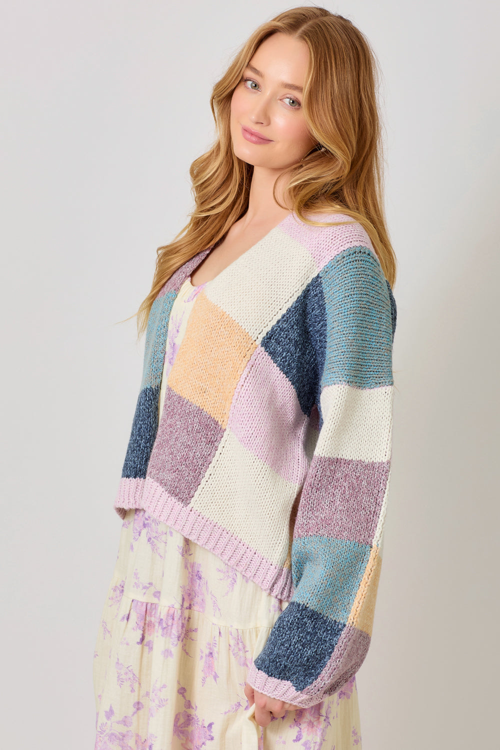 Color Mosaic Cardigan