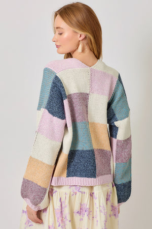 Color Mosaic Cardigan