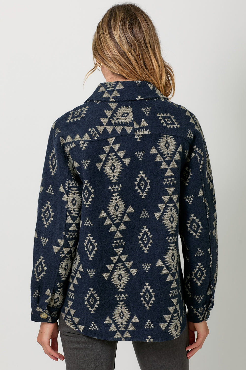 Aztec Button Down Shacket