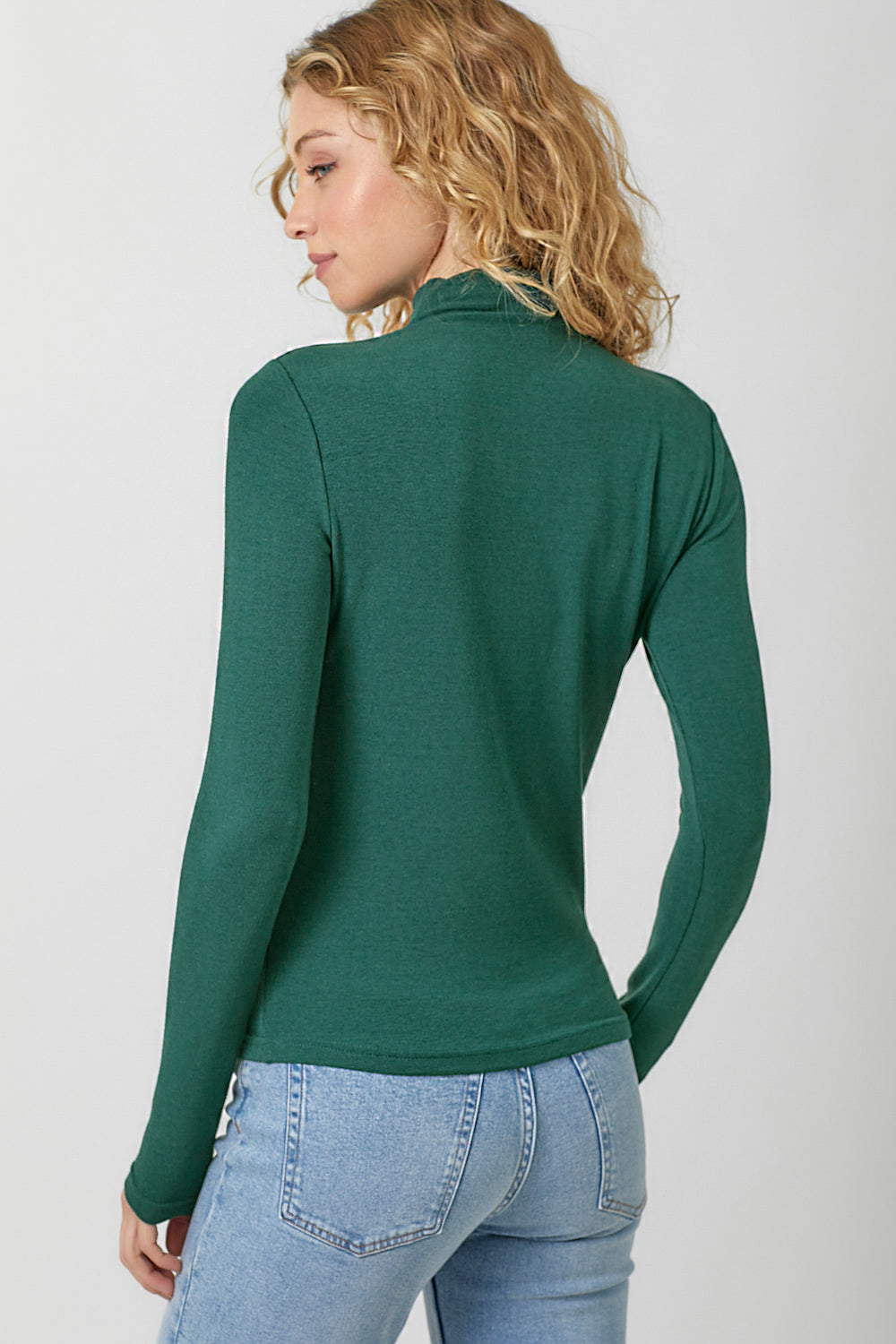 Knit Mock Neck Top