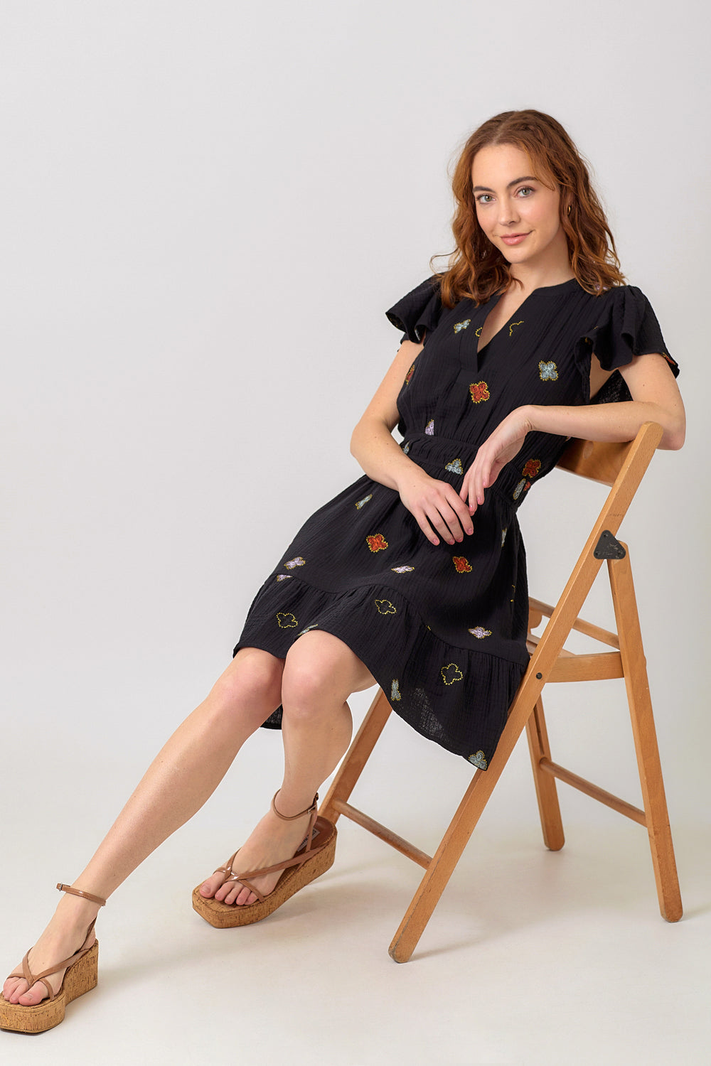 Embroidery Double Gauze Dress | The Clothes Tree Embroidery Double Gauze Dress | The Clothes Tree