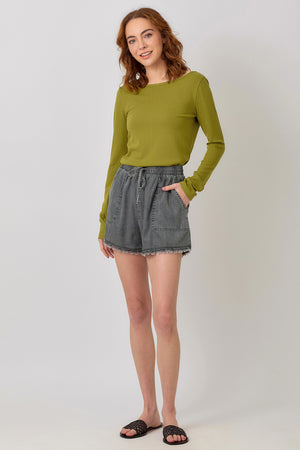 Reverse Coverstitch Top