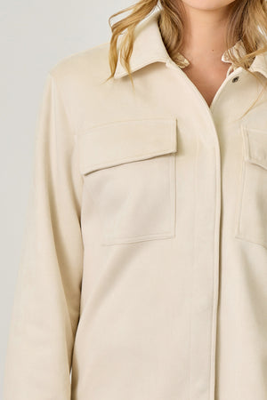Suede Shacket