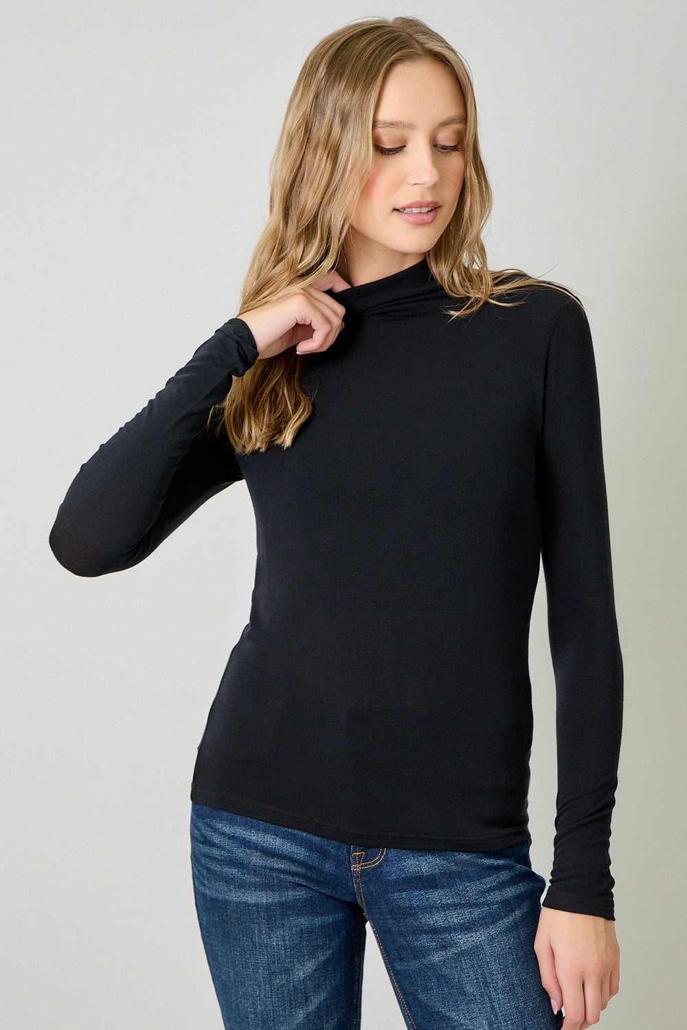 Essential Mock Neck Top