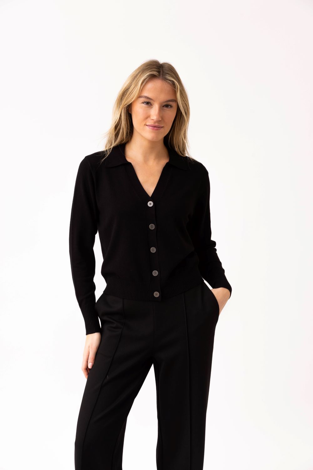 Collar Button Down Sweater