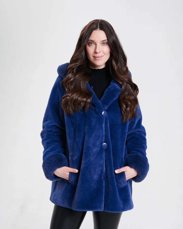 Reversible Hooded Coat