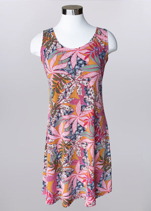 Colorful Fern Tank Dress