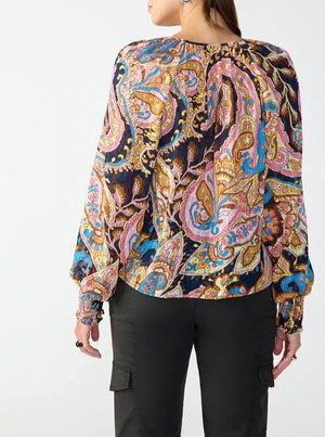 Relaxed Button Blouse in Tapestry