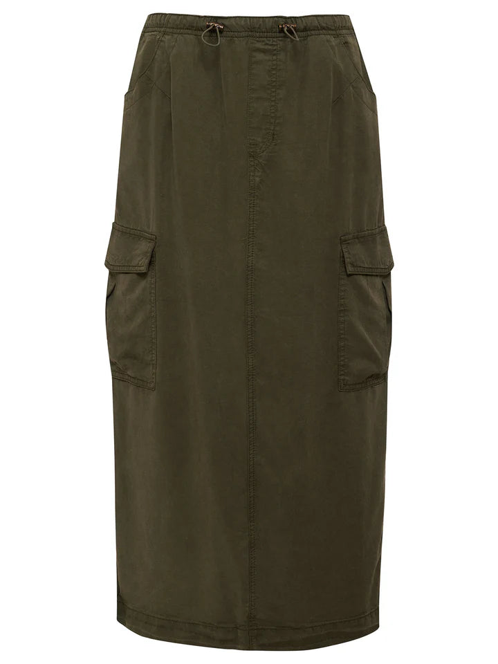 Parachute Semi-High Rise Skirt Burnt Olive