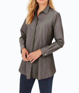 Cici Essential Pinpoint Non-Iron Tunic