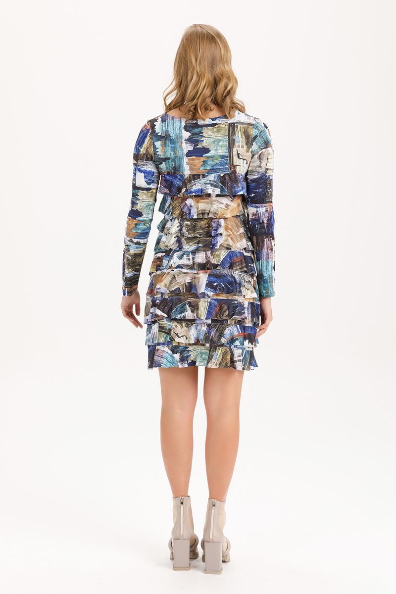 Long Sleeve Cha Cha Dress