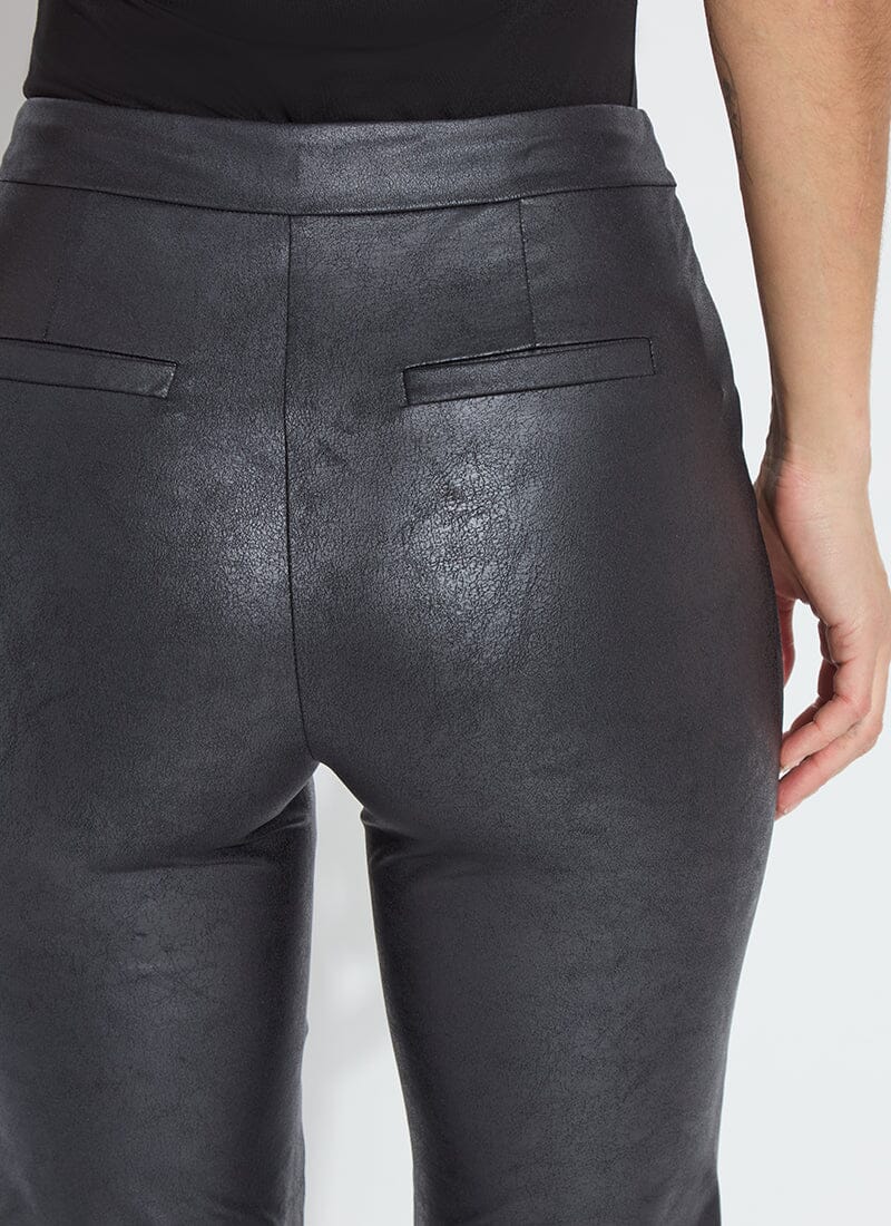 Elysse Foiled Leather Pant (27" Inseam)