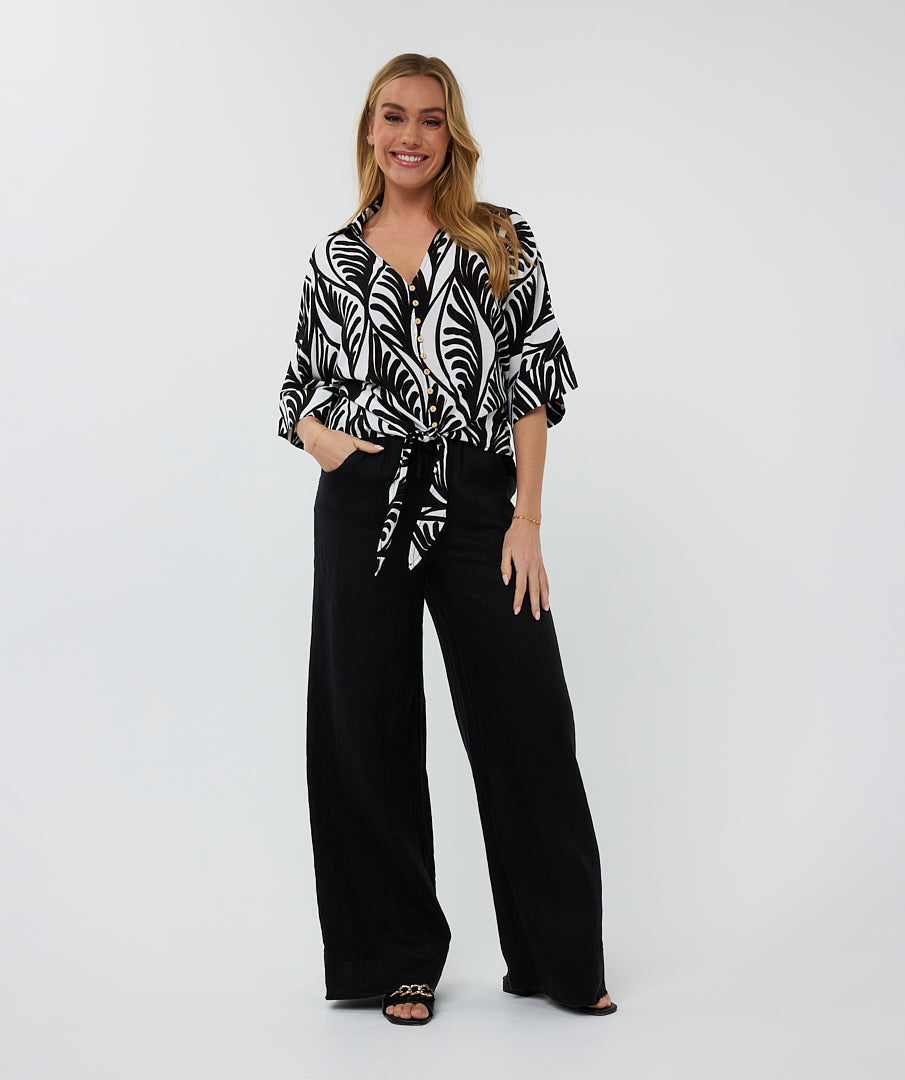 Summer Vibes Knot Blouse