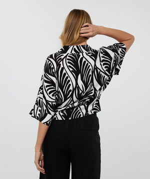 Summer Vibes Knot Blouse