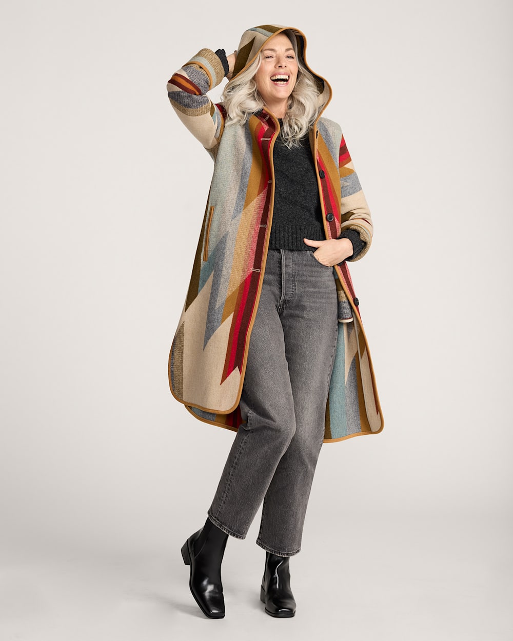 WOMEN'S WYETH TRAIL WOOL BLANKET COAT