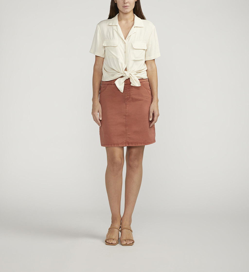 On-The-Go Mid Rise Skort