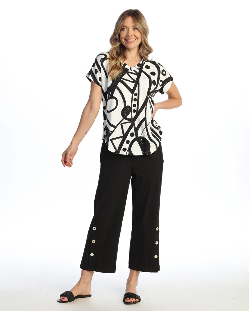 Cay Cotton Modal Easy Fit Short Sleeve Tee